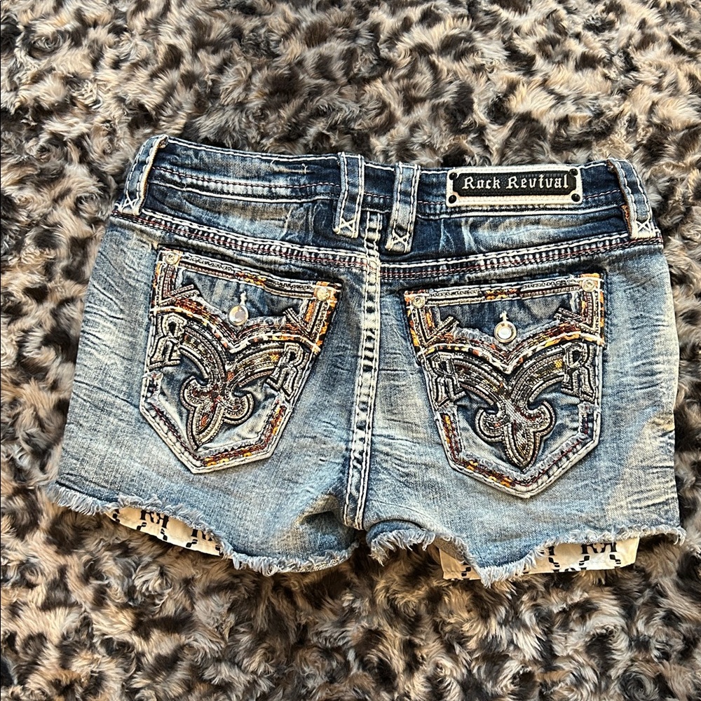 Rock Revival Jean shorts tag size 30 - Picture 5 of 16